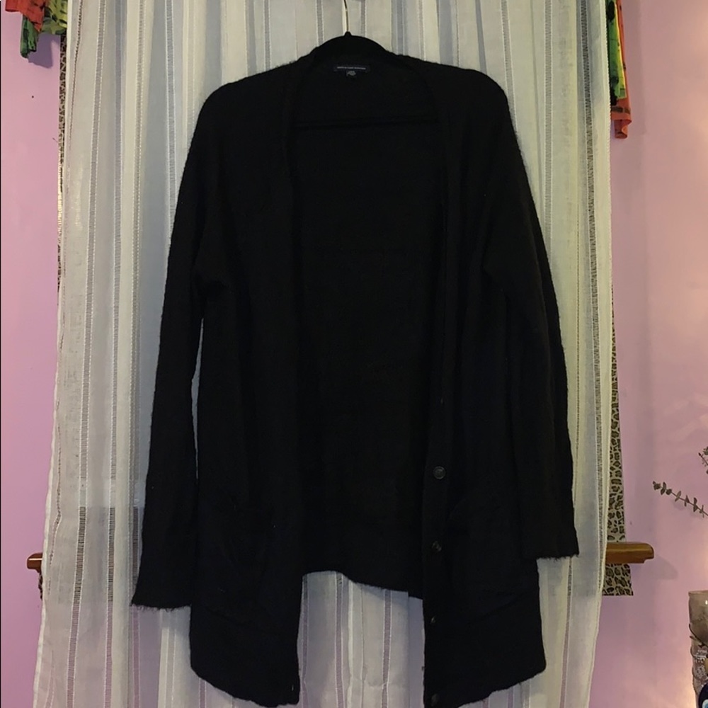 American Eagle Soft Black Cardigan